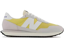 Кроссовки New Balance 237 серые с желтым
