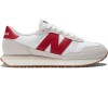 Кроссовки New Balance 237 Vintage Red белые