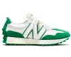 Кроссовки New Balance WS 327 Green белые с зеленым