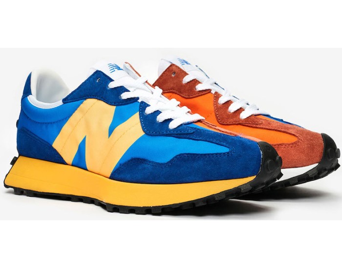 Кроссовки New Balance WS 327 Blue/Orange текстиль