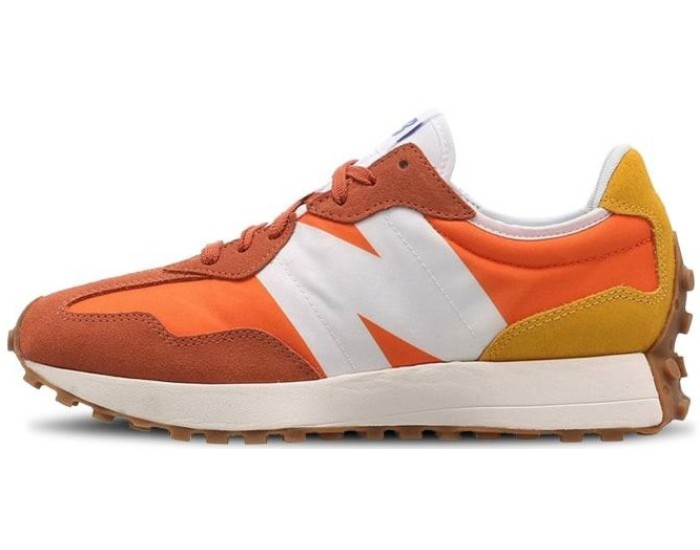 Кроссовки New Balance 327 Orange замшевые