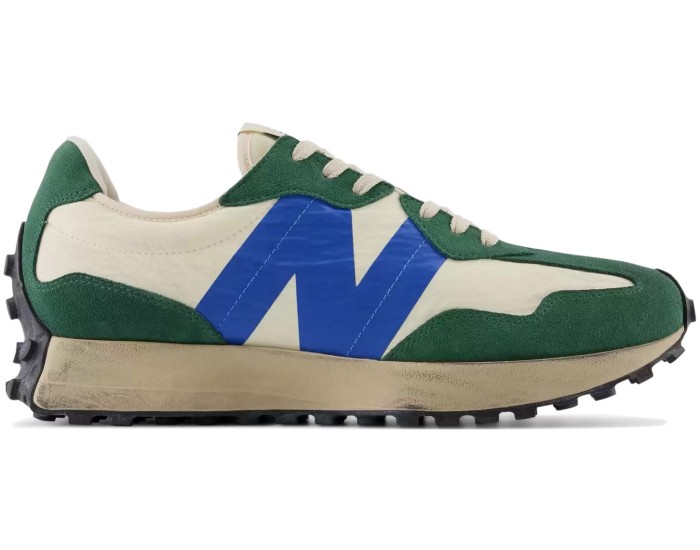 New Balance 327 Vintage Worn зеленые