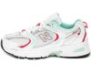 Кроссовки New Balance 530 белые с бирюзовым