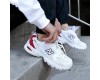 Кроссовки New Balance 530 Белые с красным спортивные