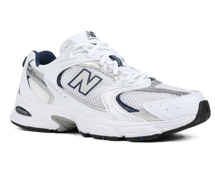 Кроссовки New Balance 530 Белые с серым спортивные