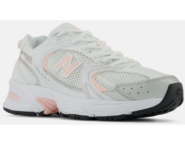 New Balance 530 White with cloud pink