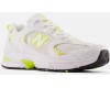 New Balance 530 White with lemonade