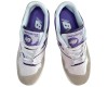 New Balance 550 white prism purple женские белые с фиолетовым