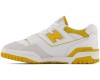 New Balance 550 White/Yellow белые с желтым