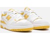 New Balance 550 White/Yellow белые с желтым