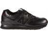 New Balance 574 All Black мужские кожаные