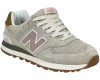 New Balance 574 бежевые с розовым женские