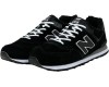 New Balance 574 Black White Big Size с мехом