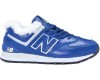 New Balance 574 Blue Winter зимние с мехом синие