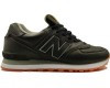 Кроссовки New Balance 574 женские черно-зеленые