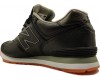 Кроссовки New Balance 574 женские черно-зеленые