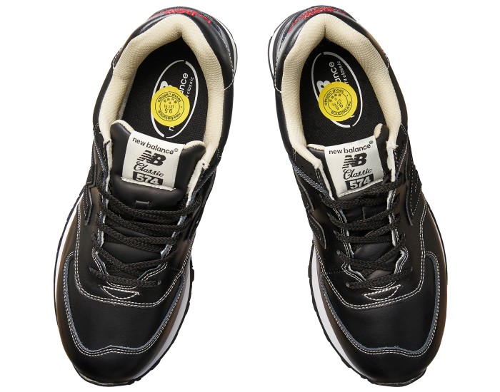 New Balance 574 classic fur black мужские черные