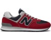 New Balance 574 Classic красные с синим для бега