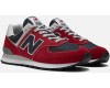 New Balance 574 Classic красные с синим для бега