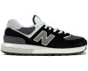 New Balance 574 Core темно-серые с черным мужские замшевые