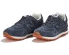 New Balance 574 deep blue мужские замшевые