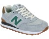 New Balance 574 голубые с зеленым женские