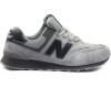 New Balance 574 Grey / Black серо-черные низкие мужские