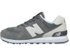 New Balance 574 Grey White серые с белым