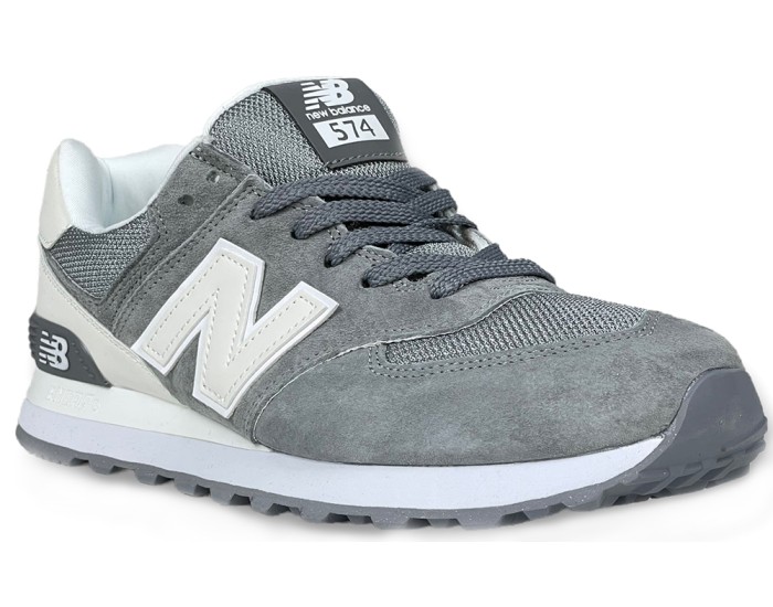 Кроссовки New Balance 574 Grey/White мужские