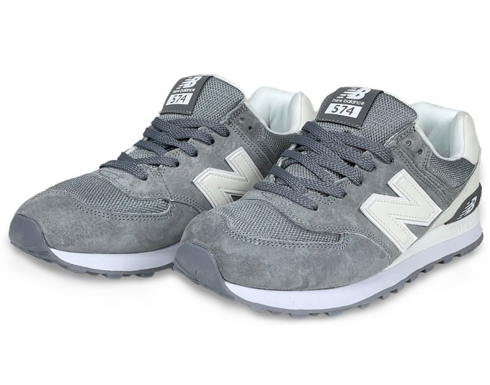 Кроссовки New Balance 574 Grey/White мужские
