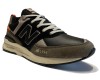 New Balance 574 Хаки Cерые с синим