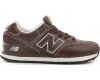 Кроссовки New Balance 574 Коричневые Кожаные