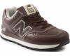 Кроссовки New Balance 574 Коричневые Кожаные