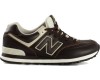 Кроссовки New Balance 574 мужские коричневые с белым