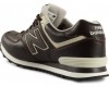 Кроссовки New Balance 574 мужские коричневые с белым