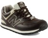 Кроссовки New Balance 574 мужские коричневые с белым