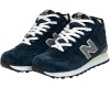 New Balance 574 Mid Blue Grey с мехом