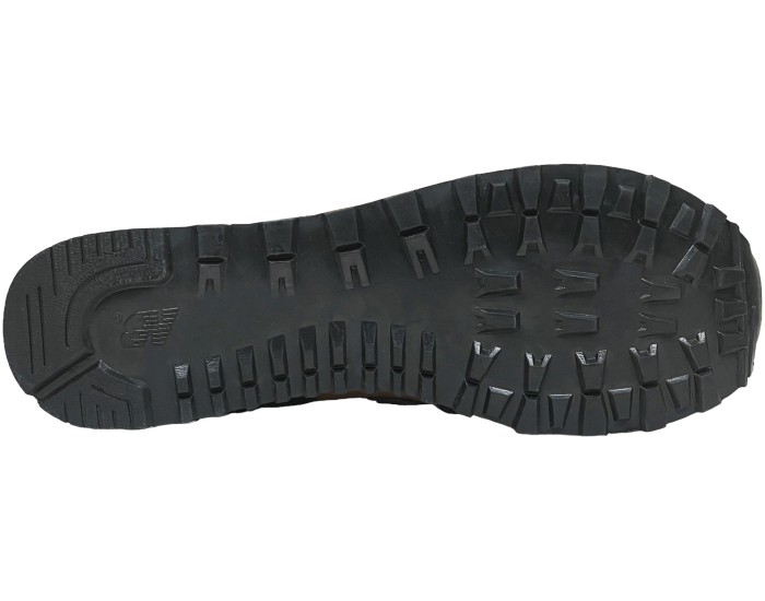 New Balance 574 Mid Brown Black с мехом