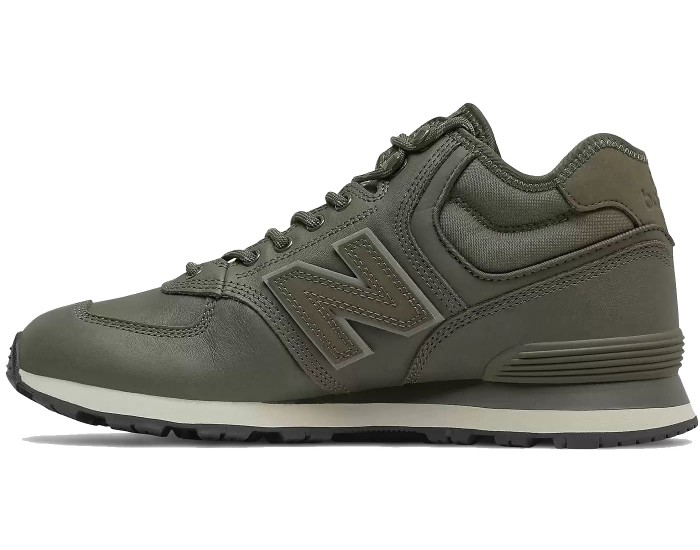 New Balance 574 Mid зеленые зимние
