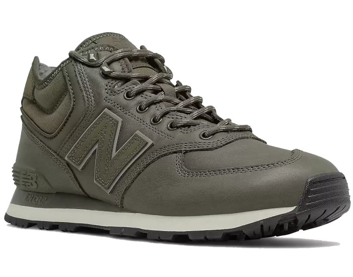 New Balance 574 Mid зеленые зимние