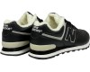 New Balance 574 мужские кожаные черные с мехом