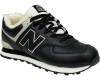 New Balance 574 мужские кожаные черные с мехом