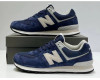 New Balance 574 Blue Cream White