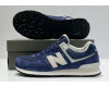 New Balance 574 Blue Cream White