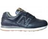 New Balance 574 Dark Blue Кожаные