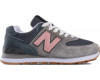 New Balance 574 Grey Purple Pink