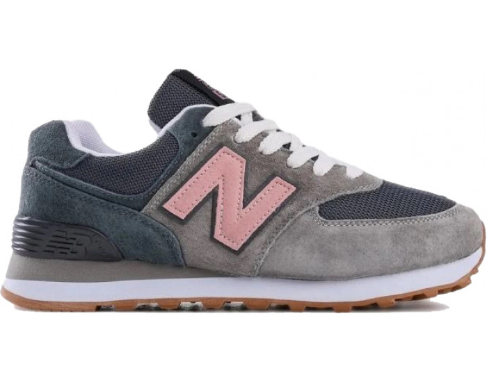New Balance 574 Grey Purple Pink