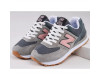 New Balance 574 Grey Purple Pink