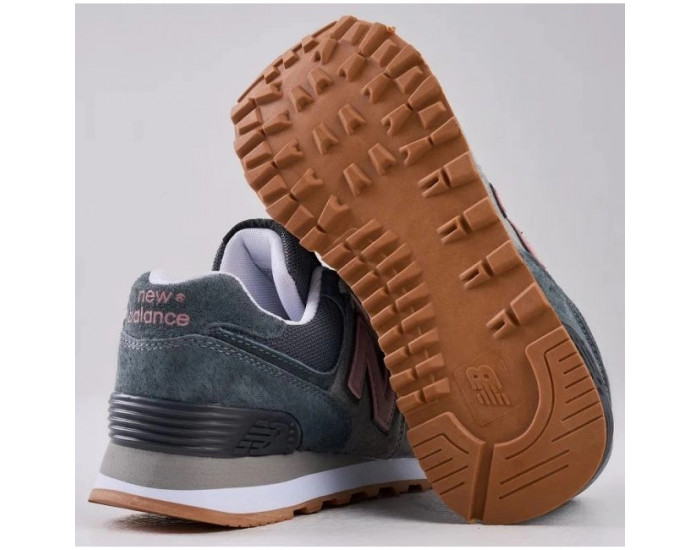 New Balance 574 Grey Purple Pink