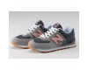 New Balance 574 Grey Purple Pink